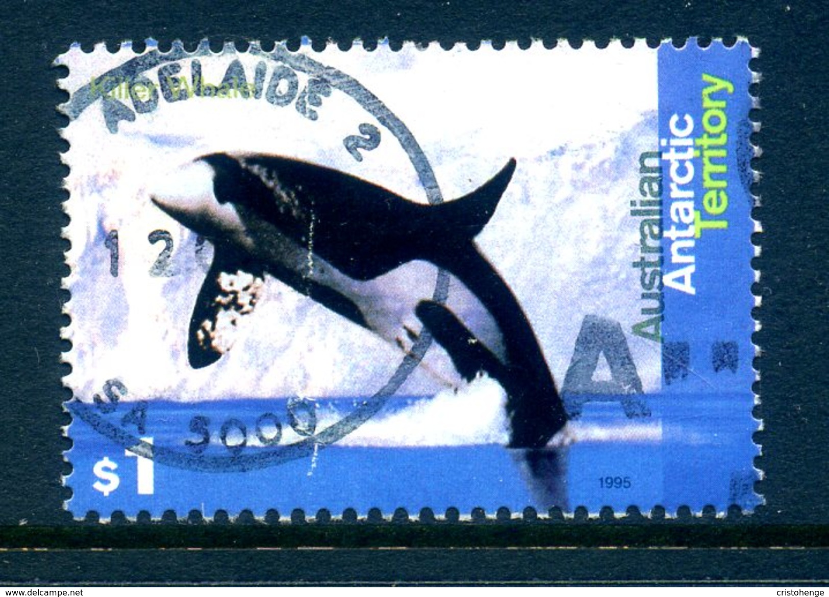 AAT - Australia 1995 Whales & Dolphins - $1 Used - Used Stamps