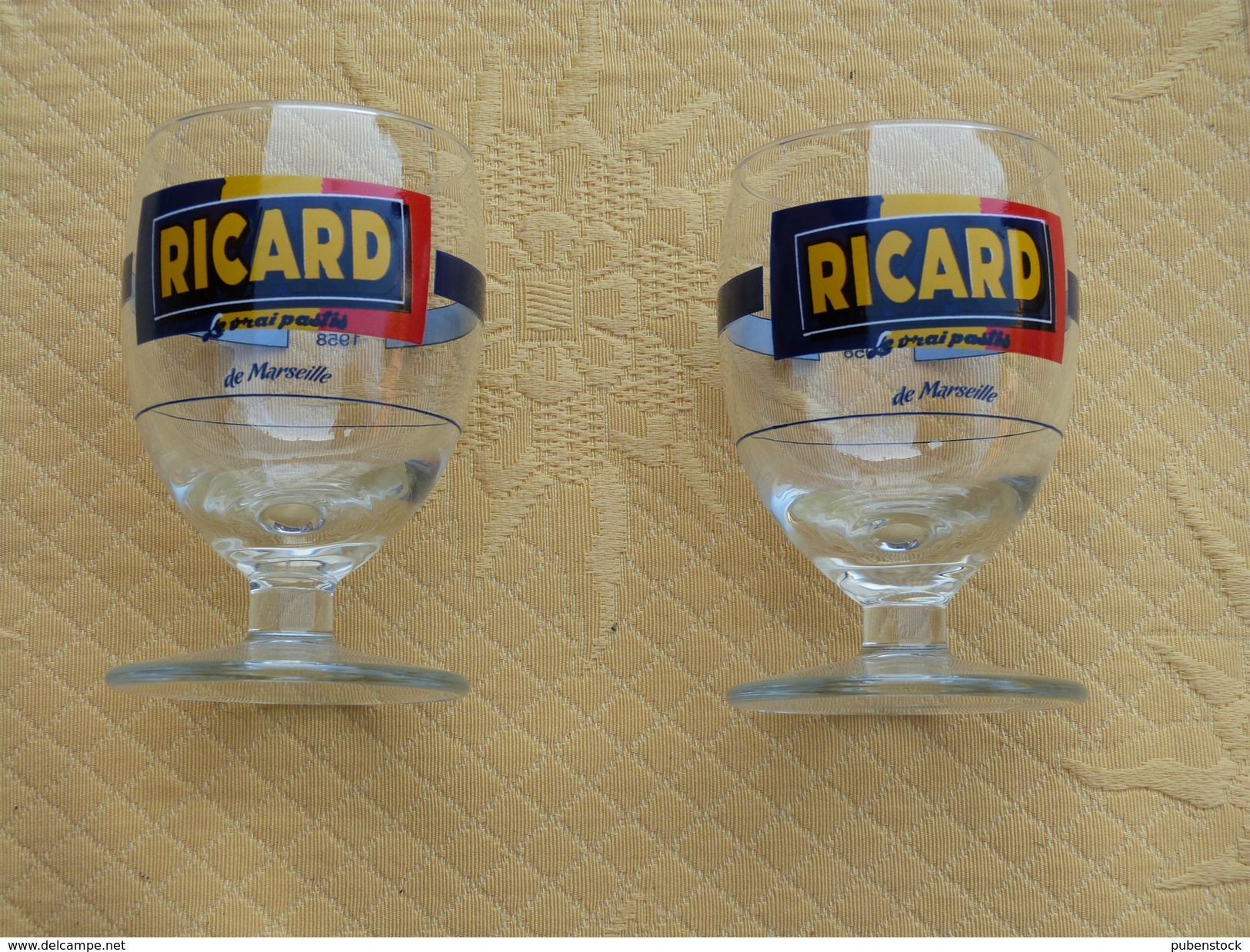 Verres "RICARD" Le Vrai Pastis De Marseille. - Glazen