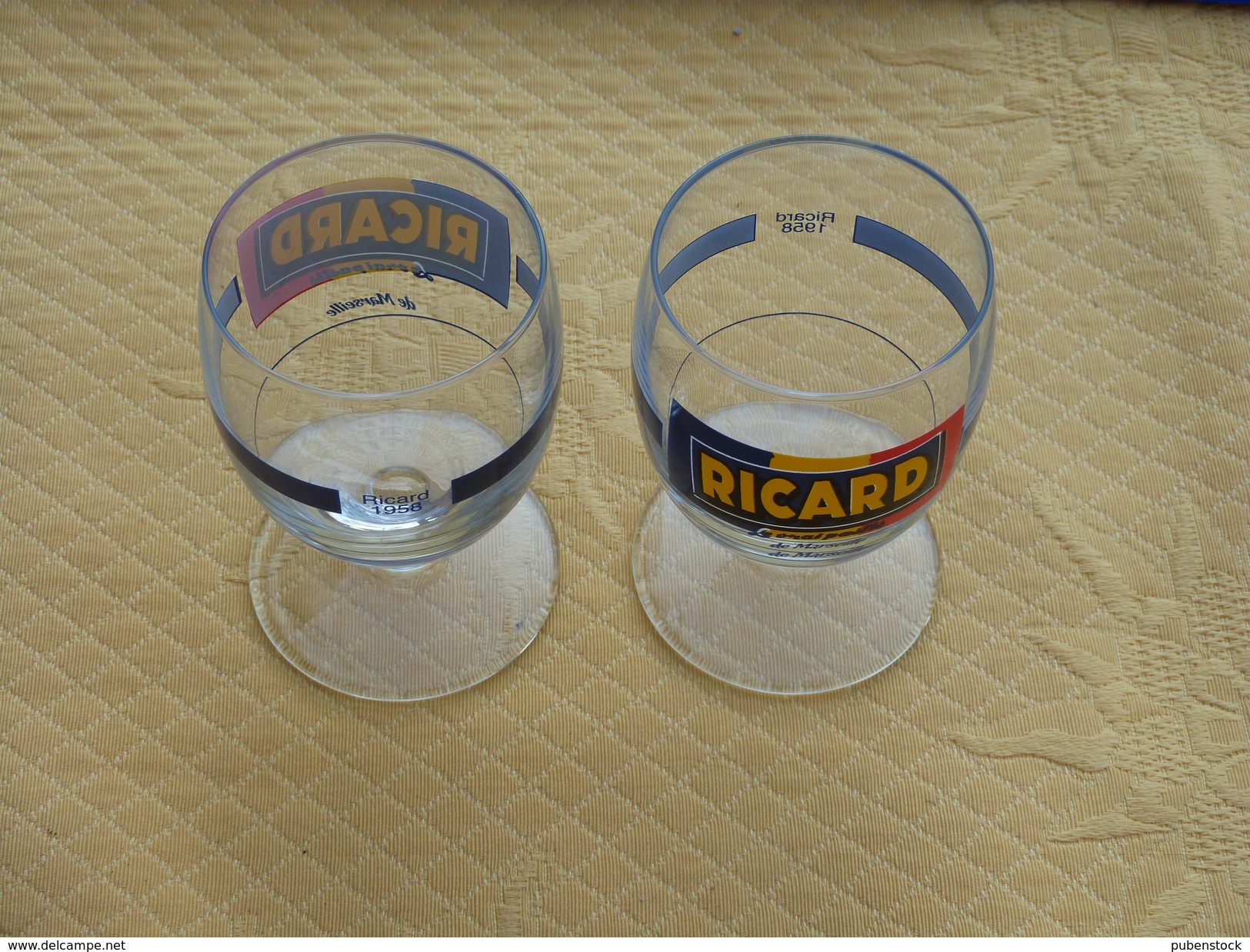 Verres "RICARD" Le Vrai Pastis De Marseille. - Glazen