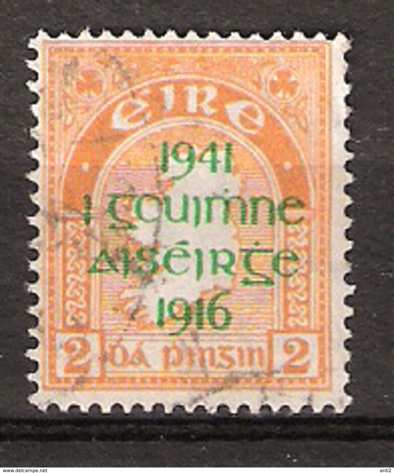 Ireland  1941 Easter Revolt Overprint- Mi 83 Cancelled(o) - Unused Stamps