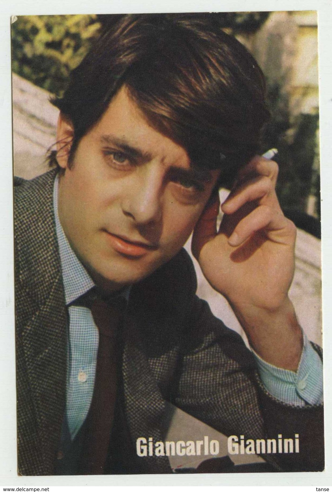 Attore Giancarlo Giannini - Cartoncino Promozionale Anni '60-'70 - Actors