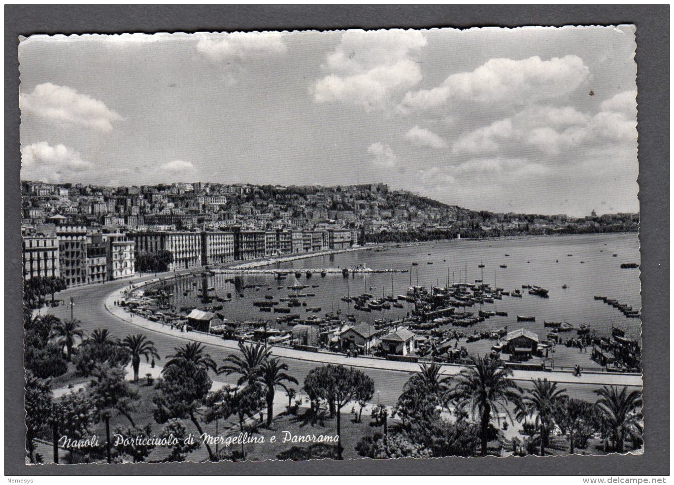 NAPOLI PORTICCIOLO DI MERGELLINA FG V  SEE 2 SCANS - Napoli