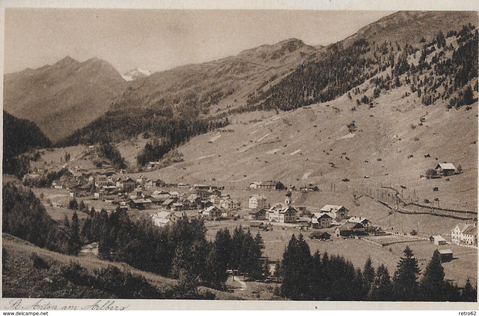 ST.ANTON AM ARLBERG &rarr; Damals Noch Ein Kleiner Ort, Ca.1930 - Landeck