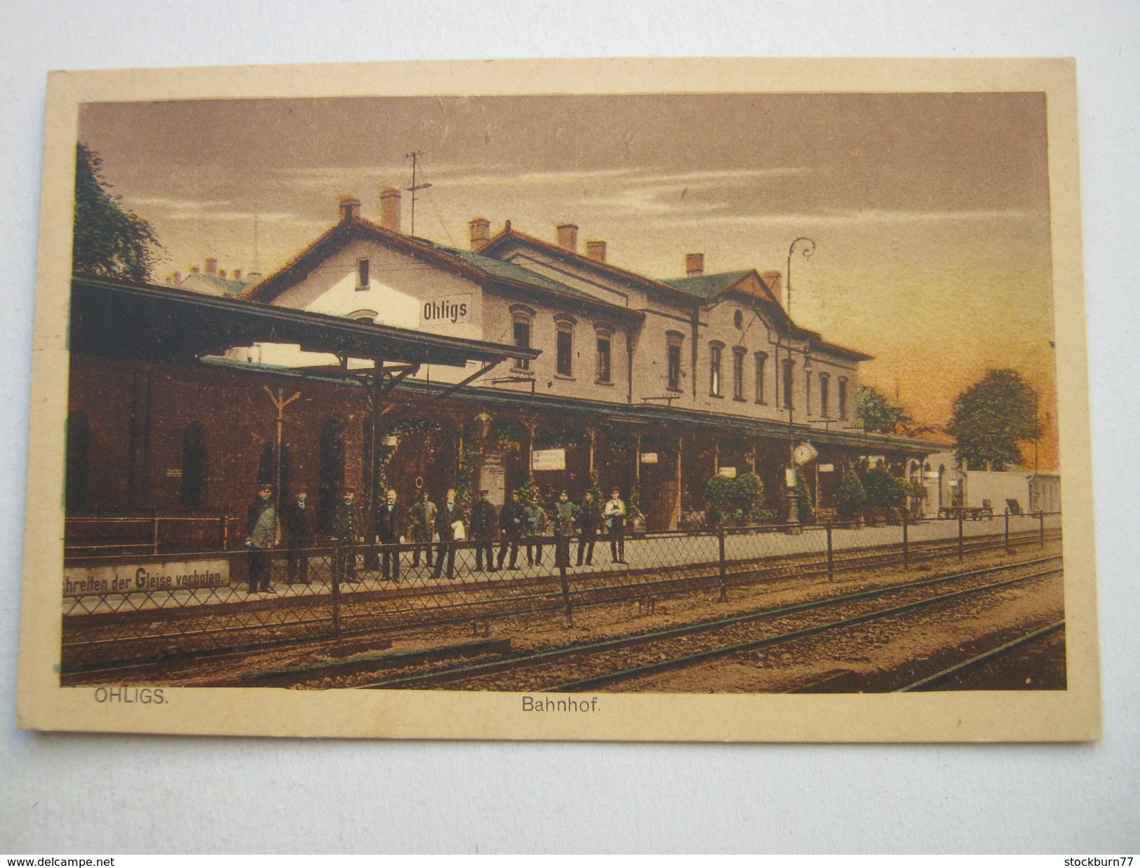 Solingen Ohligs , Bahnhof   , Schöne Karte Um 1921 - Solingen