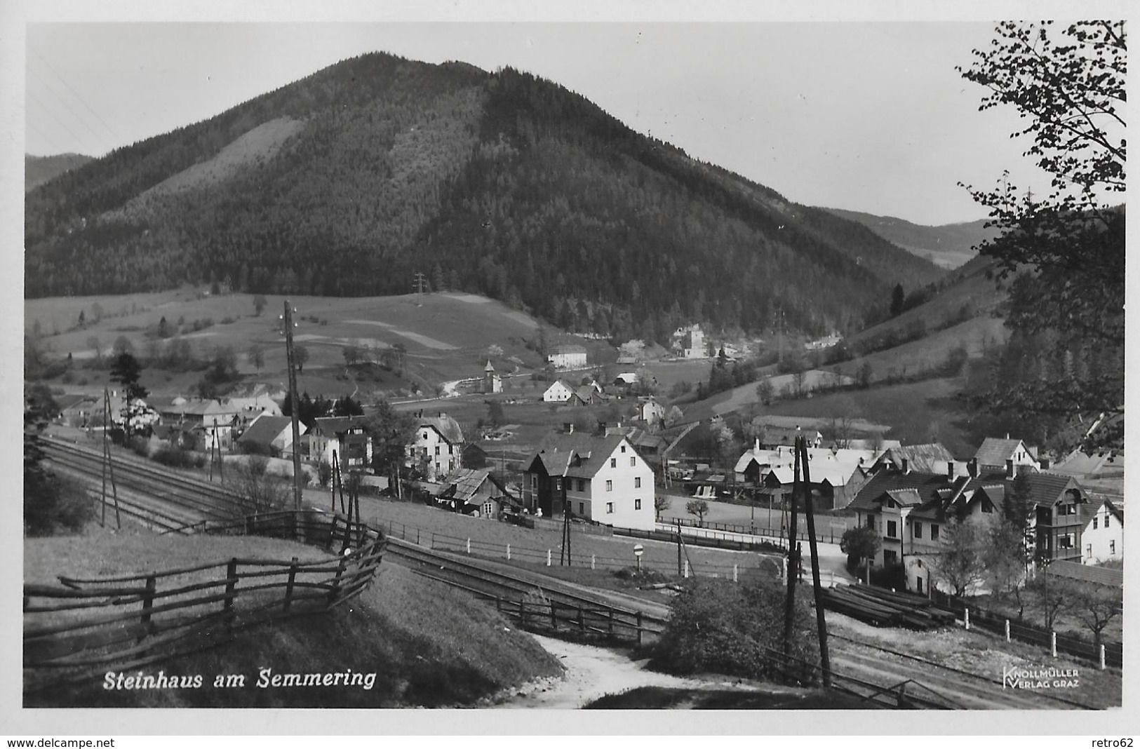 STEINHAUS AM SEMMERING &rarr; Echte Photographie, Aufnahme Anno 1931 - Steinhaus Am Semmering