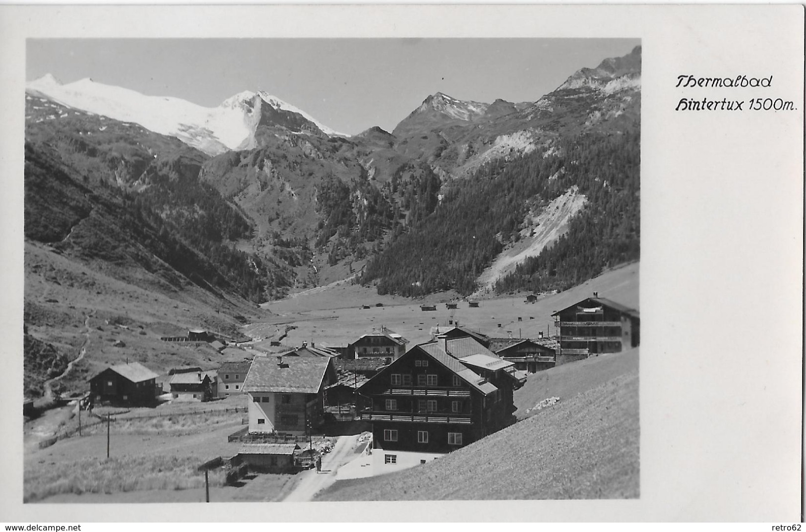 HINTERTUX &rarr; Thermalbad, Echte Photographie Um Die 1940 - Schwaz