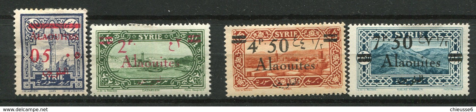 Alaouites N° 41/42* - 44/45 ** - Unused Stamps