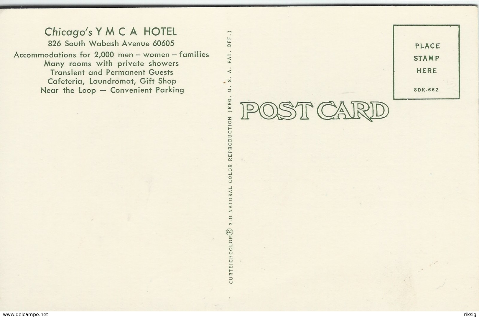 YMCA Hotel.  Chicago.    S-3273 - Hotels & Gaststätten