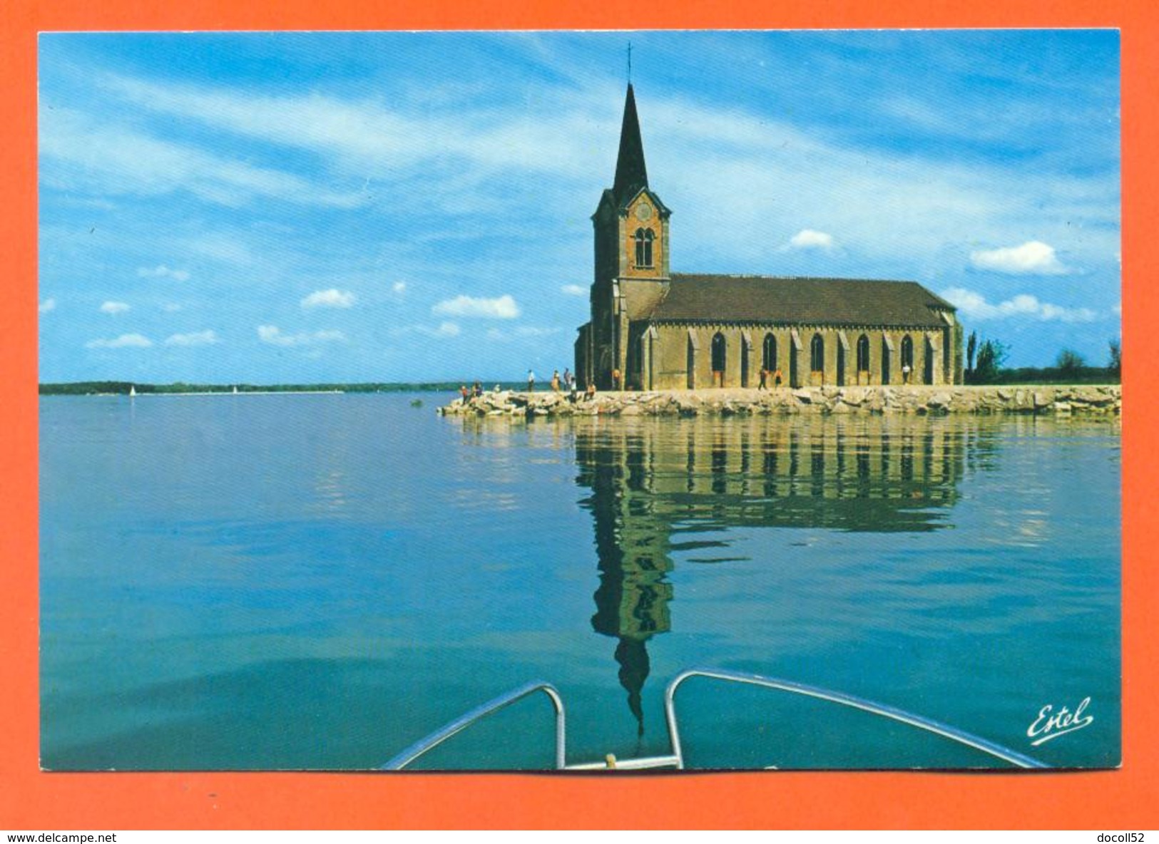 CPSM GF Eclaron " Lac Du Der - L'église De Champaubert " LJCP 42 - Eclaron Braucourt Sainte Liviere