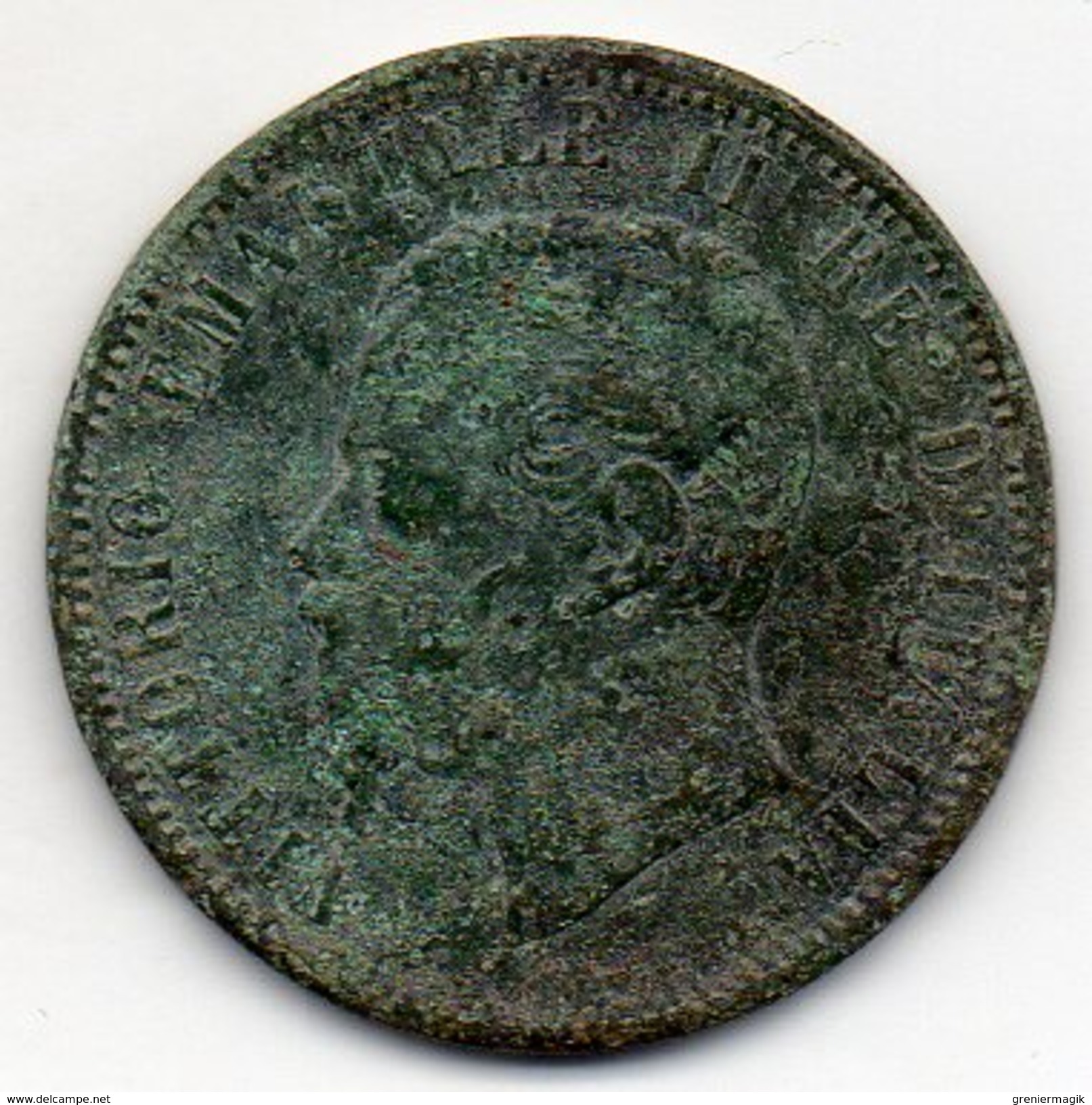 Italie - 10 Centesimi 1862 M - Victor Emmanuel II - 1861-1878 : Victor Emmanuel II