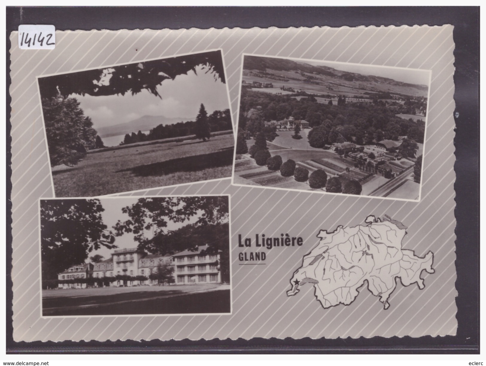 FORMAT 10x15cm - DISTRICT DE NYON - GLAND - LA LIGNIERE - TB - Gland