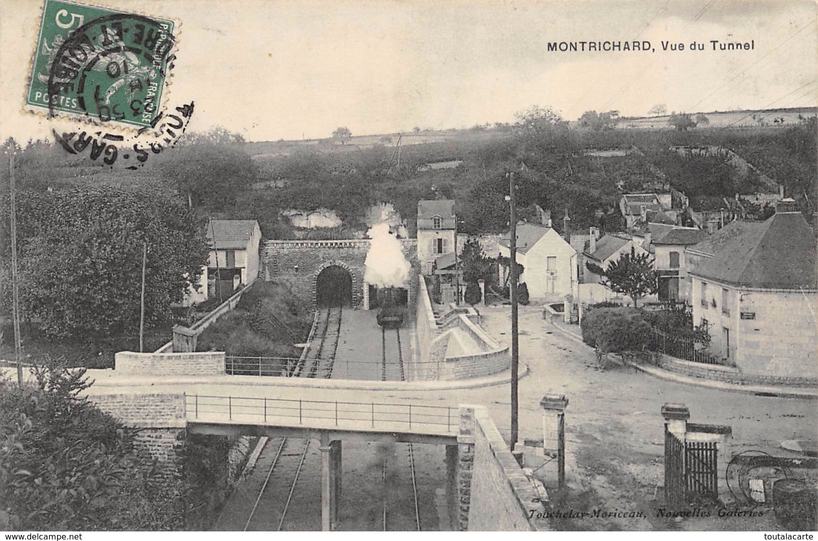 CPA 41 MONTRICHARD VUE DU TUNNEL 1910 - Montrichard