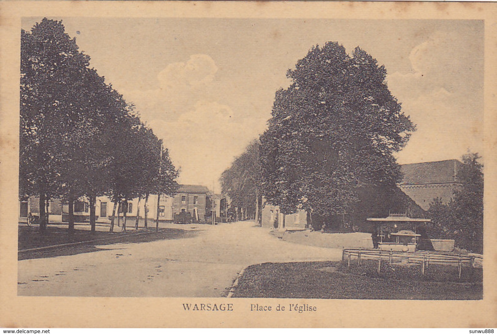 Warsage - Place De L'Eglise (Henri Kaquet, Animée) - Dalhem