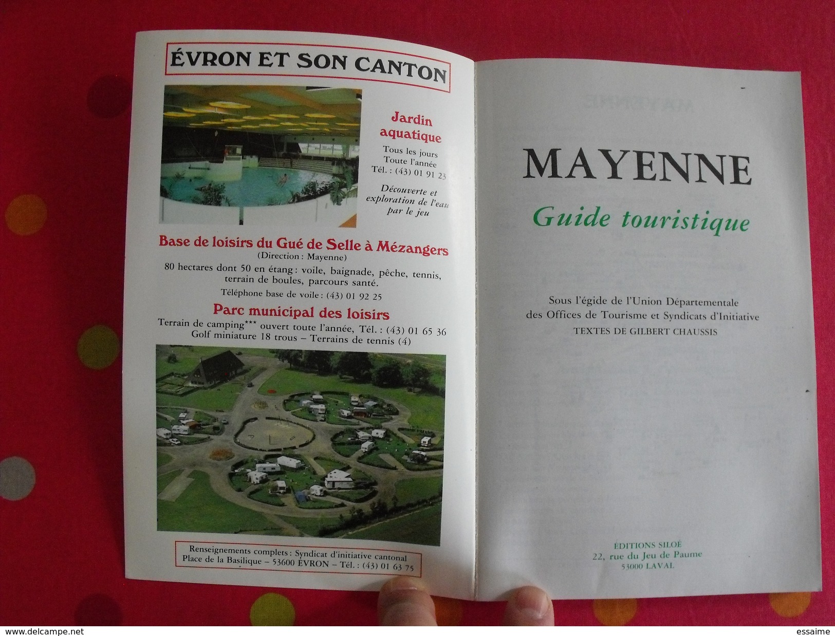 Mayenne. guide touristique. éditions Siloë 1985. Laval Mayenne.