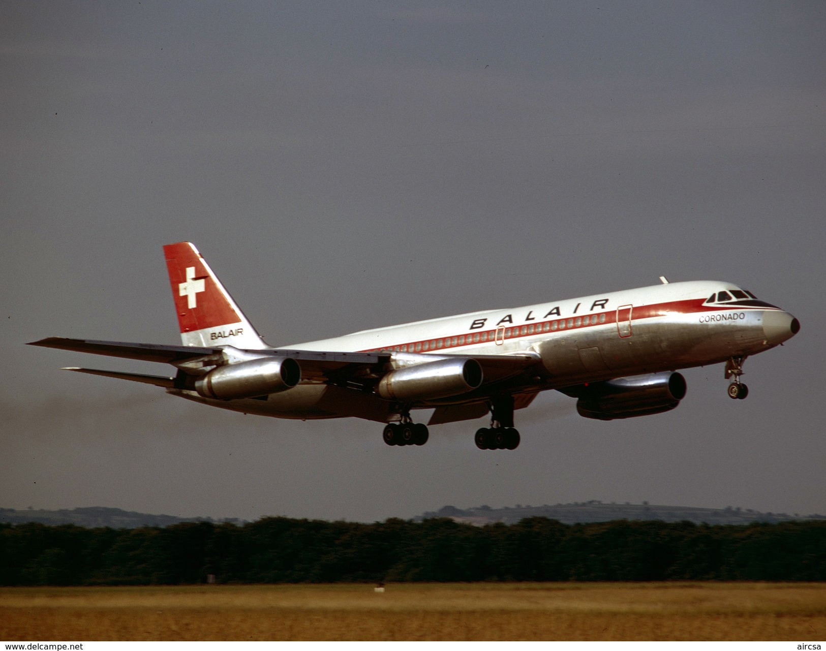 Aviation Postcard-692 - Balair Convair 990 Coronado - 1946-....: Moderne