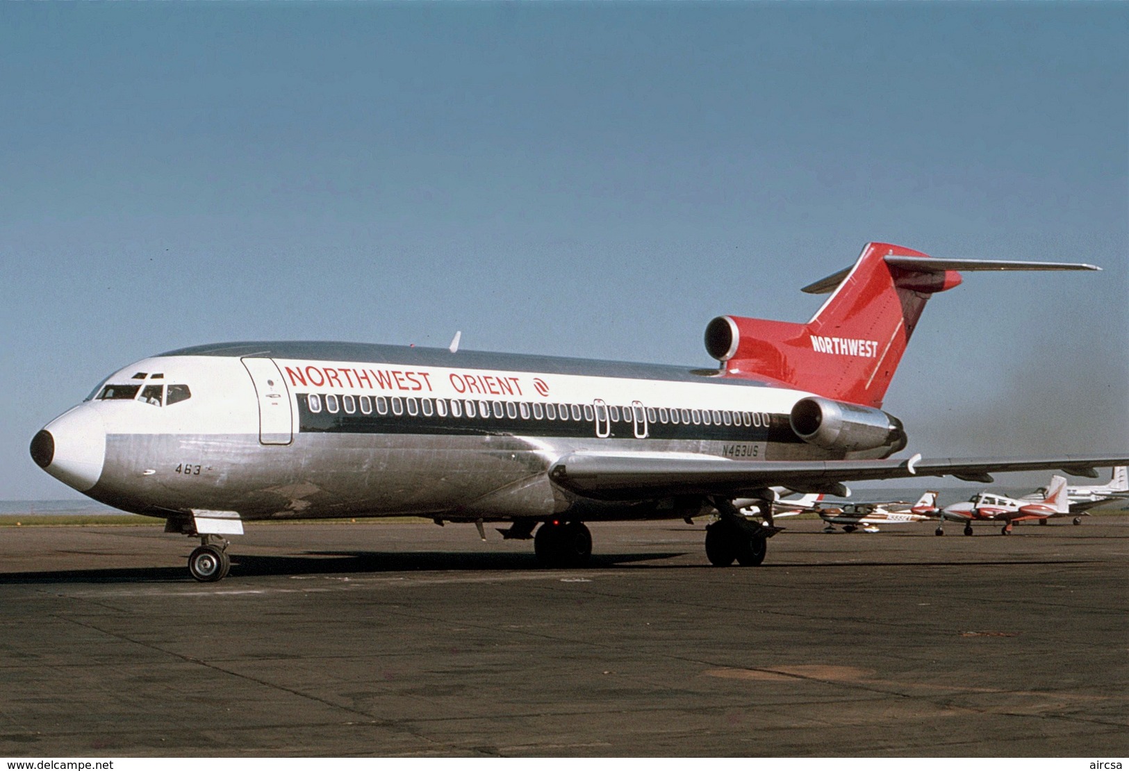 Aviation Postcard-703 - NWA NORTHWEST AIRLINES Boeing 727 - 1946-....: Moderne