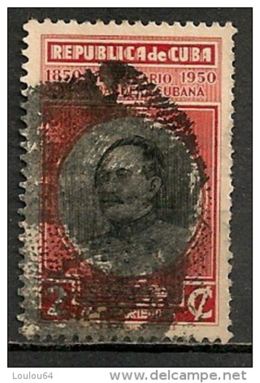 Timbres - Amérique - Cuba - 1951 - 2 C. - - Oblitérés