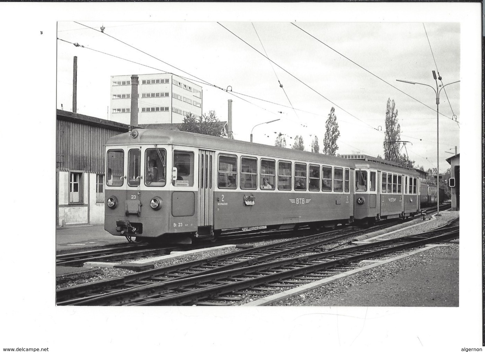 16572 - Oberwil Arrivée De Bâle Train Edition BVA (format 1X 15) - Autres & Non Classés