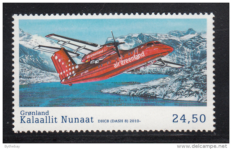 Greenland MNH 2016 24.50k DHC8 (Dash 8) - Civil Aviation - Nuevos