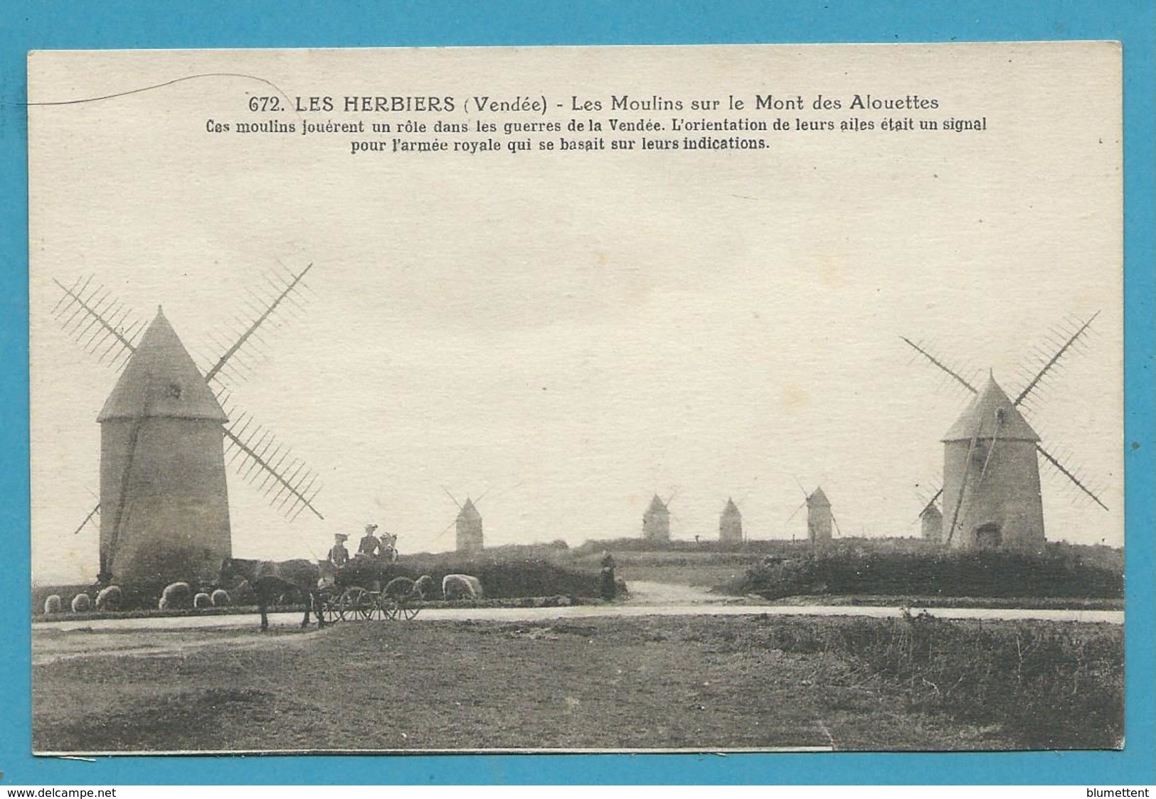 CPA 672 - Les Moulins Sur Le Mont Des Alouettes LES HERBIERS 85 - Les Herbiers