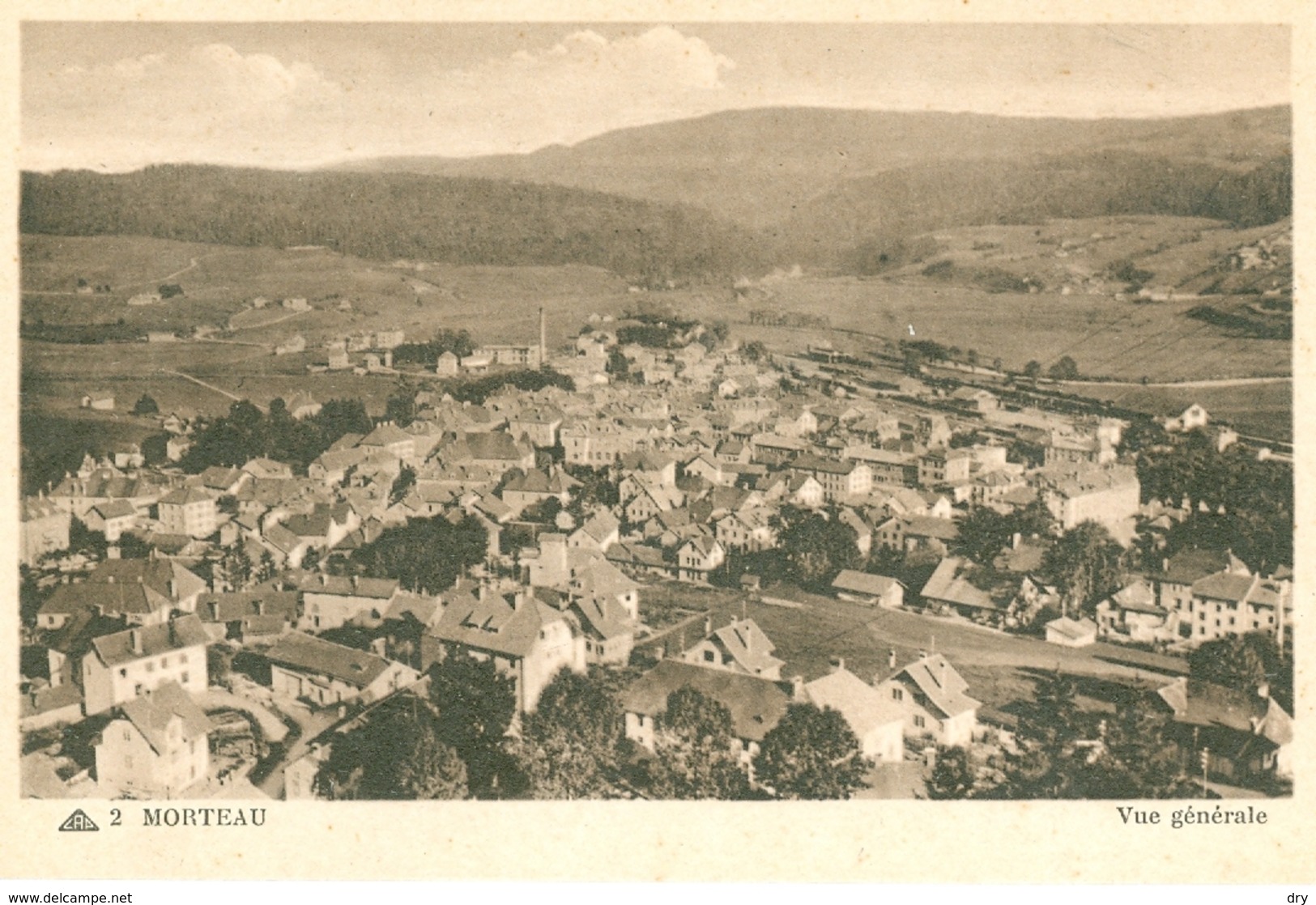 Morteau (25). Vue Générale. Cpa Neuve. - Autres & Non Classés