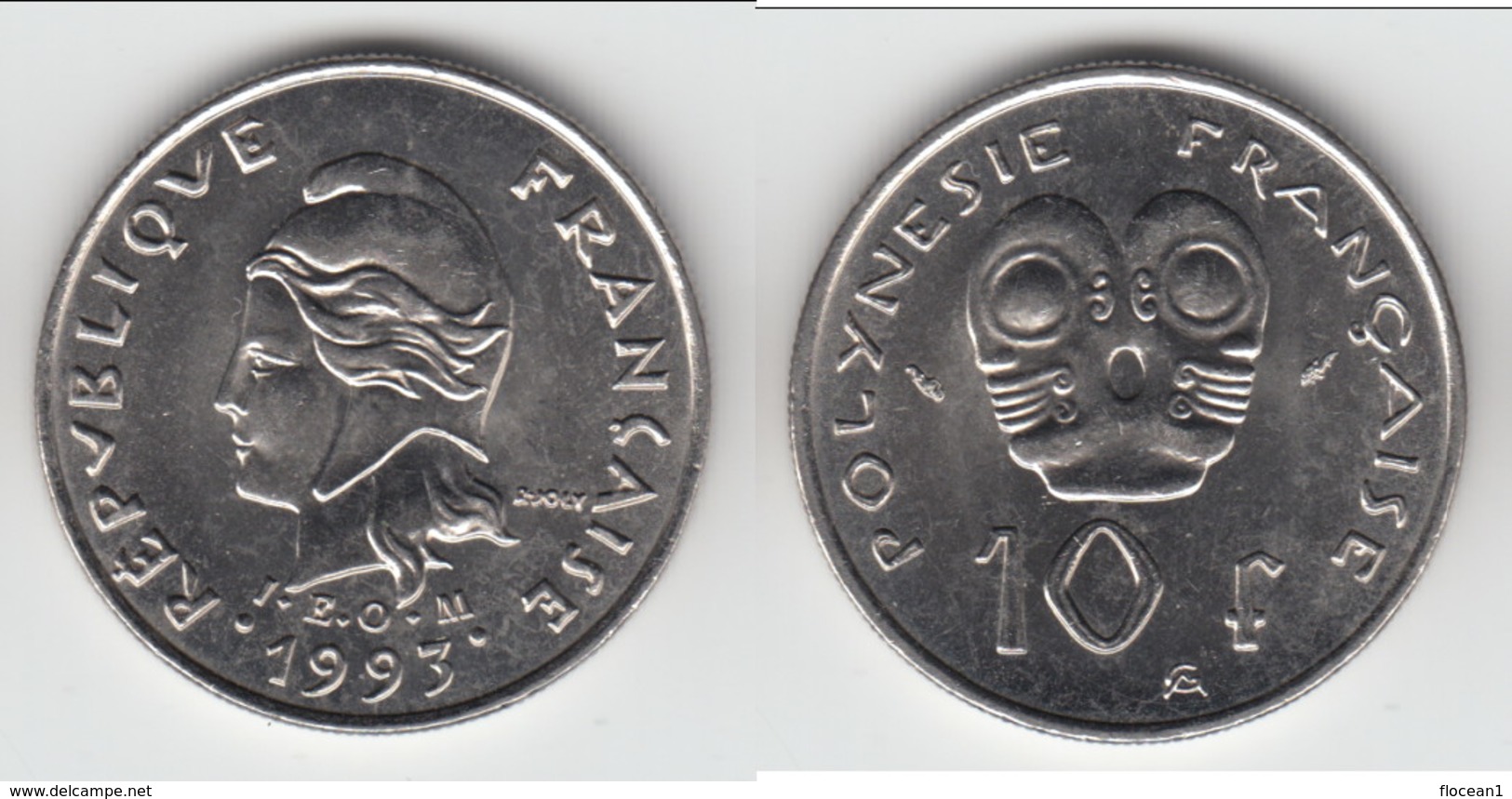 **** POLYNESIE FRANCAISE- FRENCH POLYNESIA - 10 FRANCS 1993 **** EN ACHAT IMMEDIAT !!! - Polynésie Française