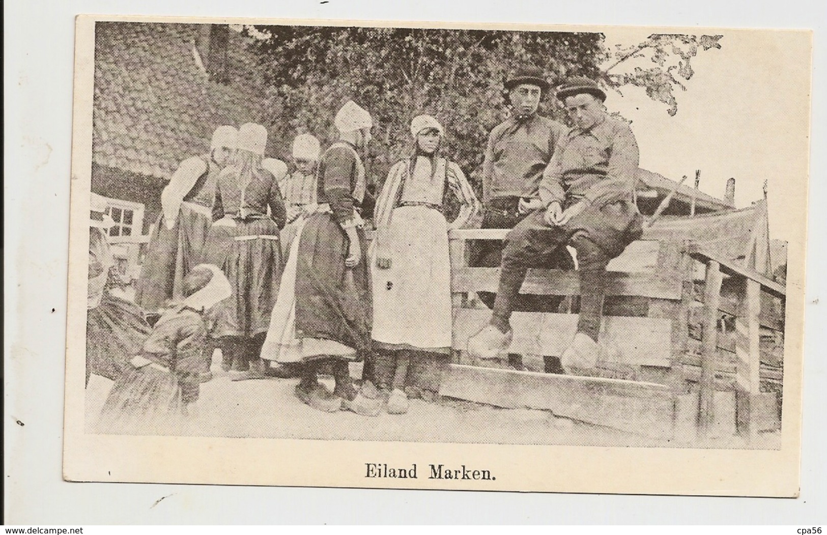 Old Postcard EDAM VOLENDAM - EILAN MARKEN - Marken