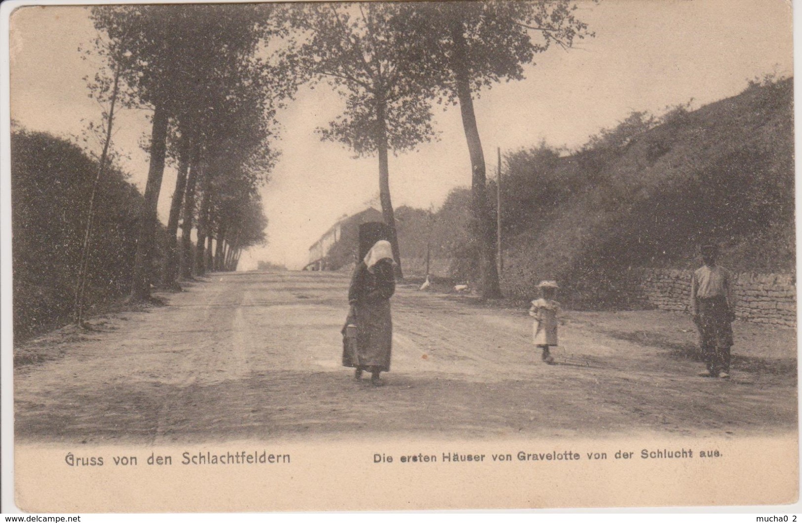 57 - GRAVELOTTE - NELS SERIE 107 N° 59 - DIE ERSTEN HAUSER VON DER SCHLUCHT AUS - Autres & Non Classés