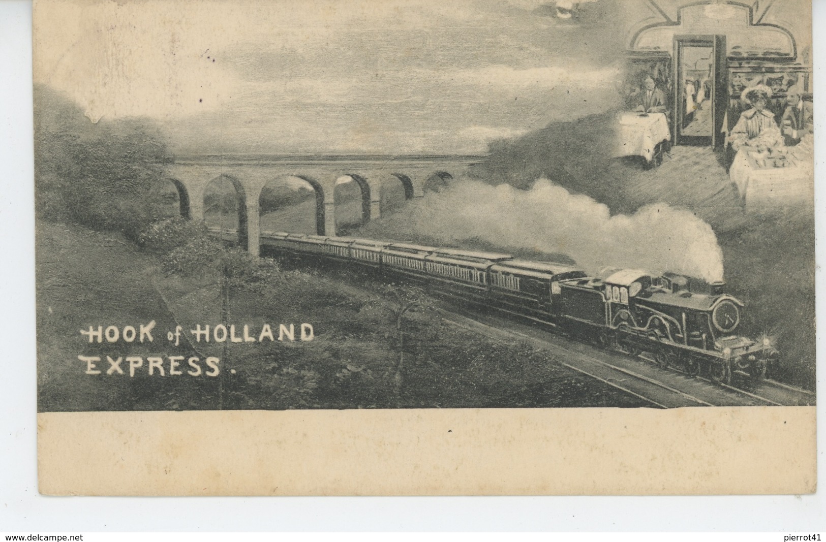 CHEMIN DE FER - TRAINS EXPRESS - "HOOK OF HOLLAND " - Eisenbahnen