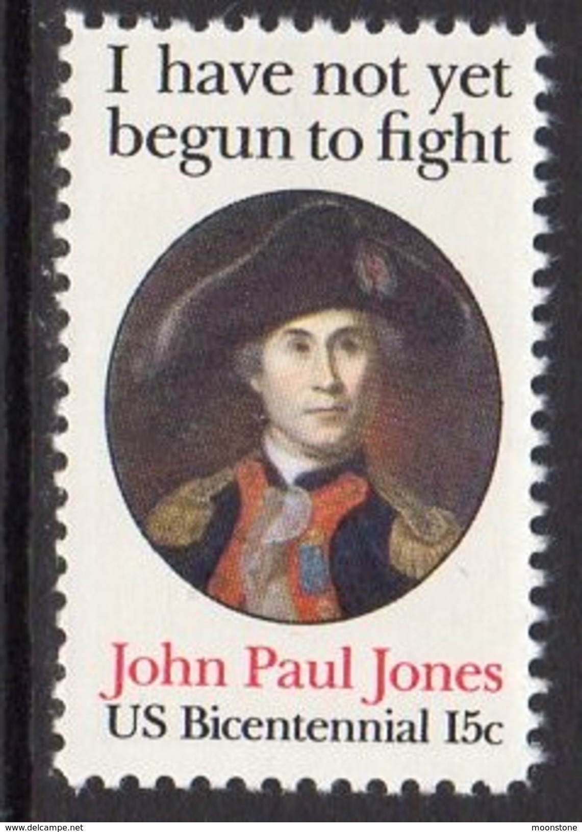 USA 1979 Bicentennial, John Paul Jones, P.11, MNH (SG 1770b) - Ungebraucht