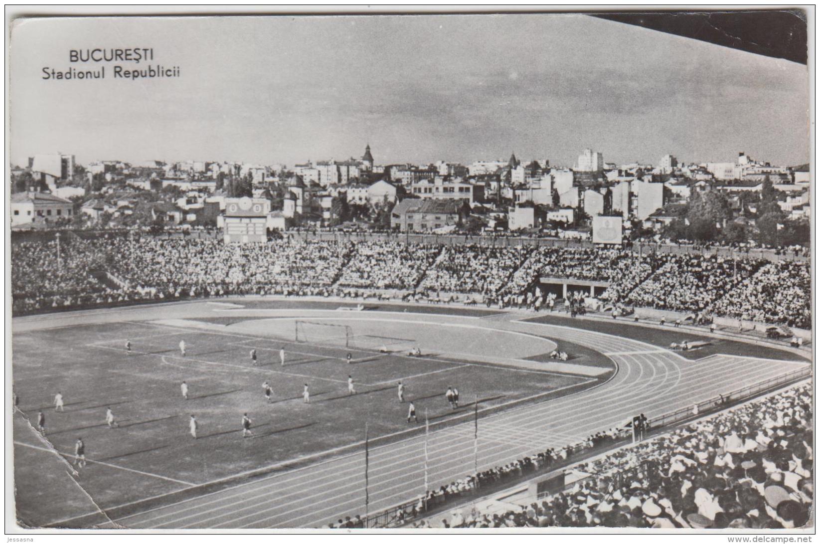 AK - BUCURESTI (Bukarest) - Stadionul Republici - 1964 - Dyn. Bukarest - Inter Mailand - Soccer