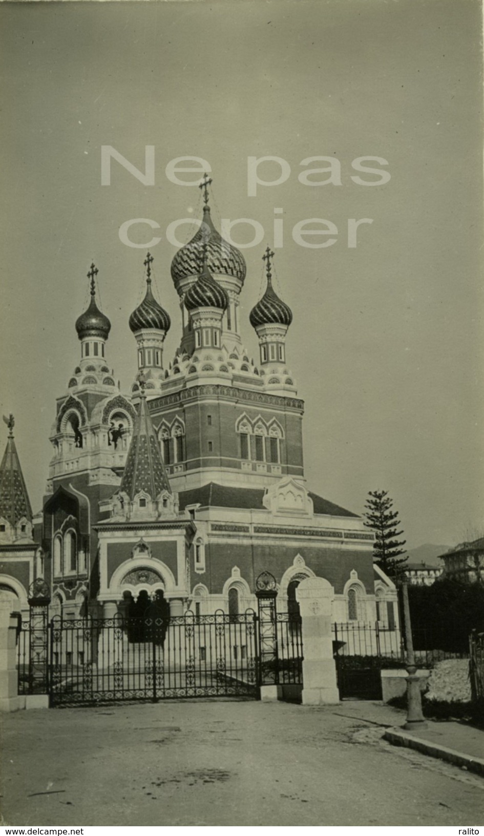 NICE L'Eglise Russe Vers 1910 Alpes-Maritimes 06 - Lieux