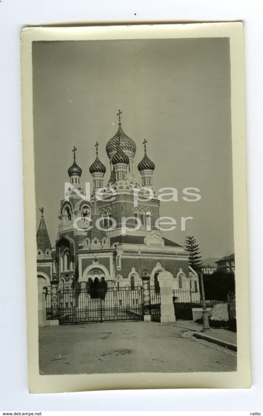 NICE L'Eglise Russe Vers 1910 Alpes-Maritimes 06 - Lieux