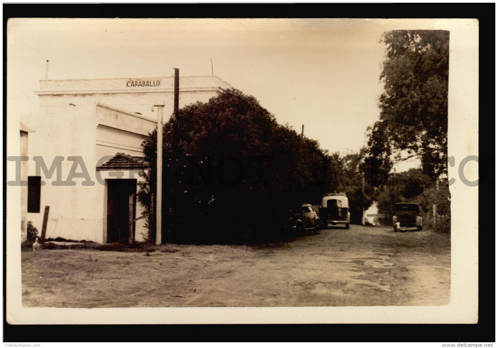 PIRIAPOLIS PLAYA VERDE RARA TARJETA POSTAL FOTO  Vintage Original Ca1948 POSTCARD (W4_3320) - Uruguay