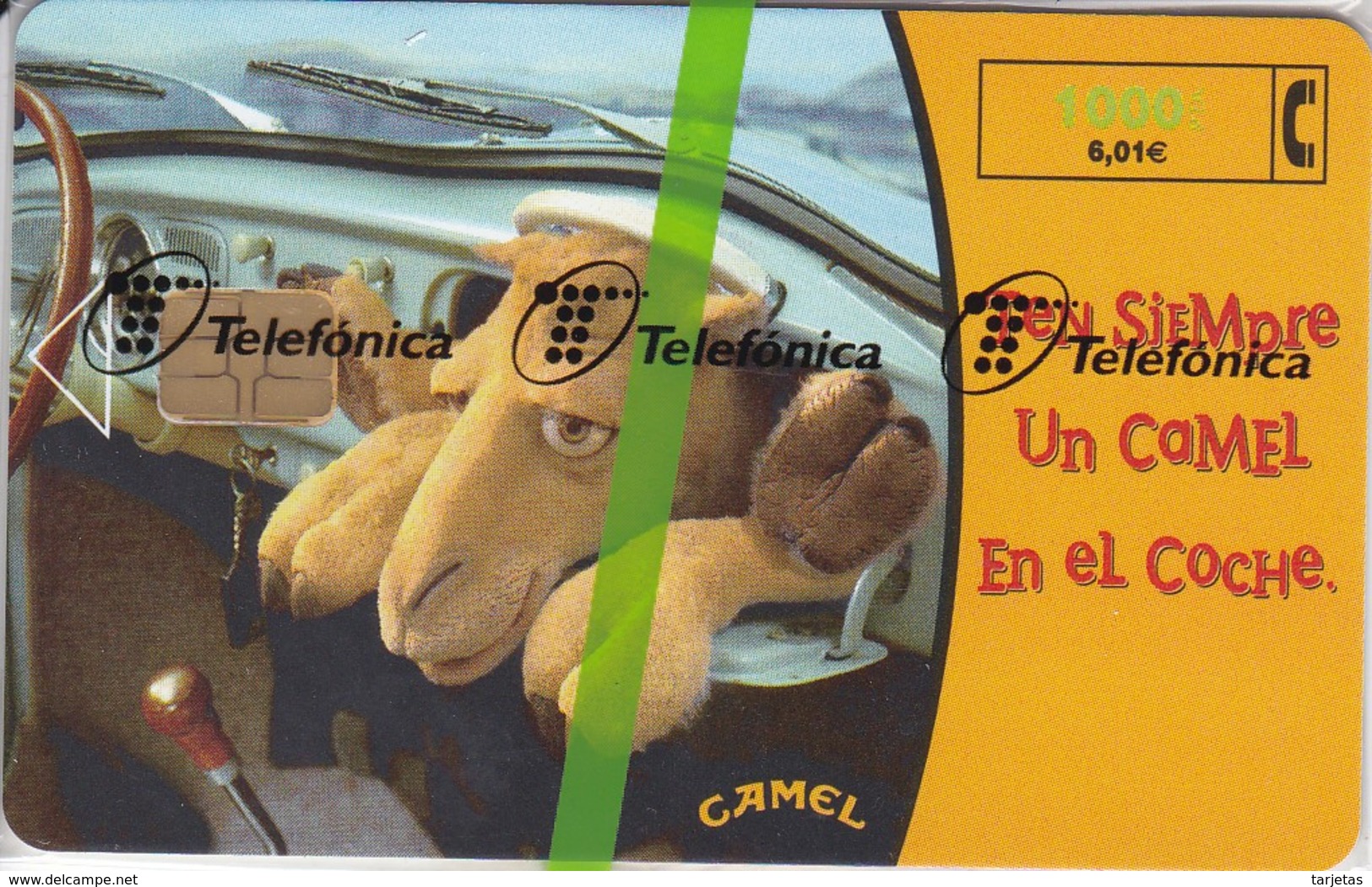 CP-143 TARJETA CAMEL-I TIRADA 10350000  (NUEVA-MINT CON BLISTER)  ¡¡BAJO FACIAL!! - Commemorative Advertisment