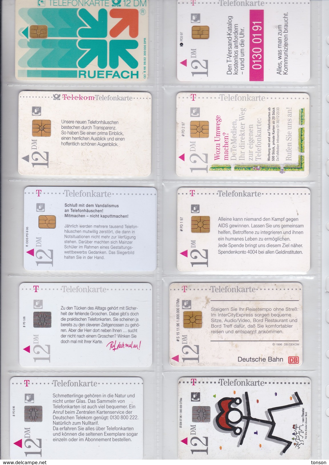 Germany, 10 Different Cards Number 41, 2 Scans. - [6] Sammlungen