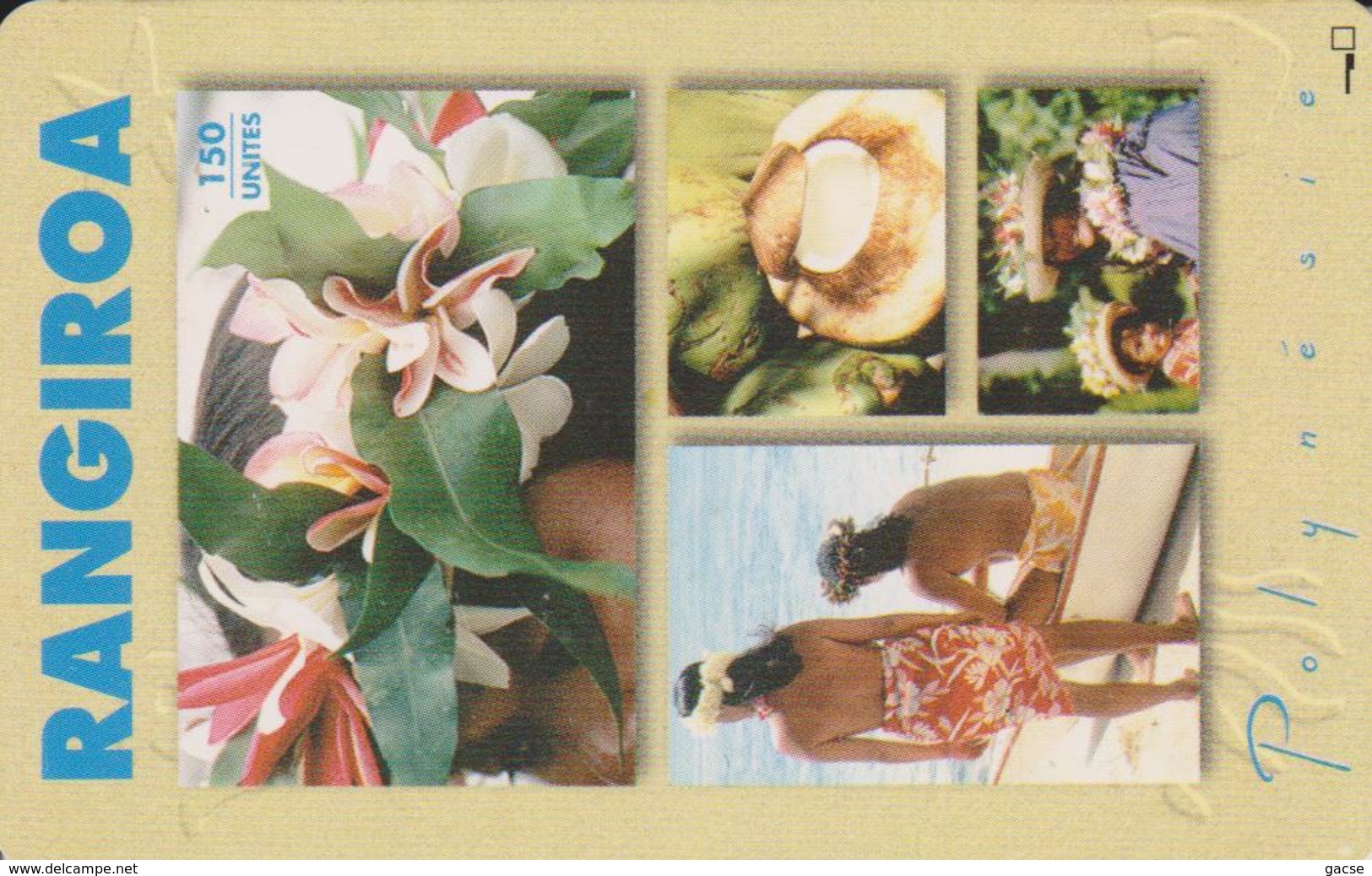 PF40 TOURISME ILE-RANGIROA 150 GEM 09/95 LUXE-POLYNESIE FRANCAISE - French Polynesia