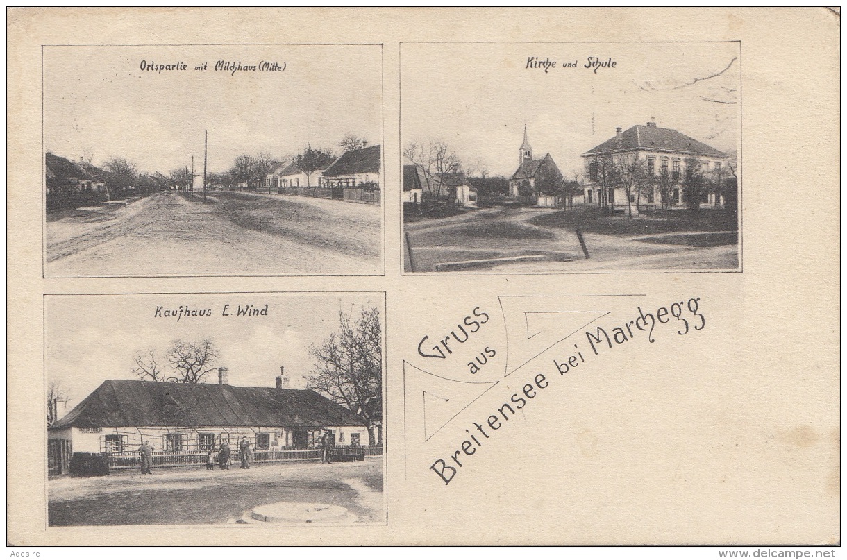 Gruss Aus BREITENSEE Bei Marchegg, Gel.190?, Abgelöste Marke - Autres & Non Classés