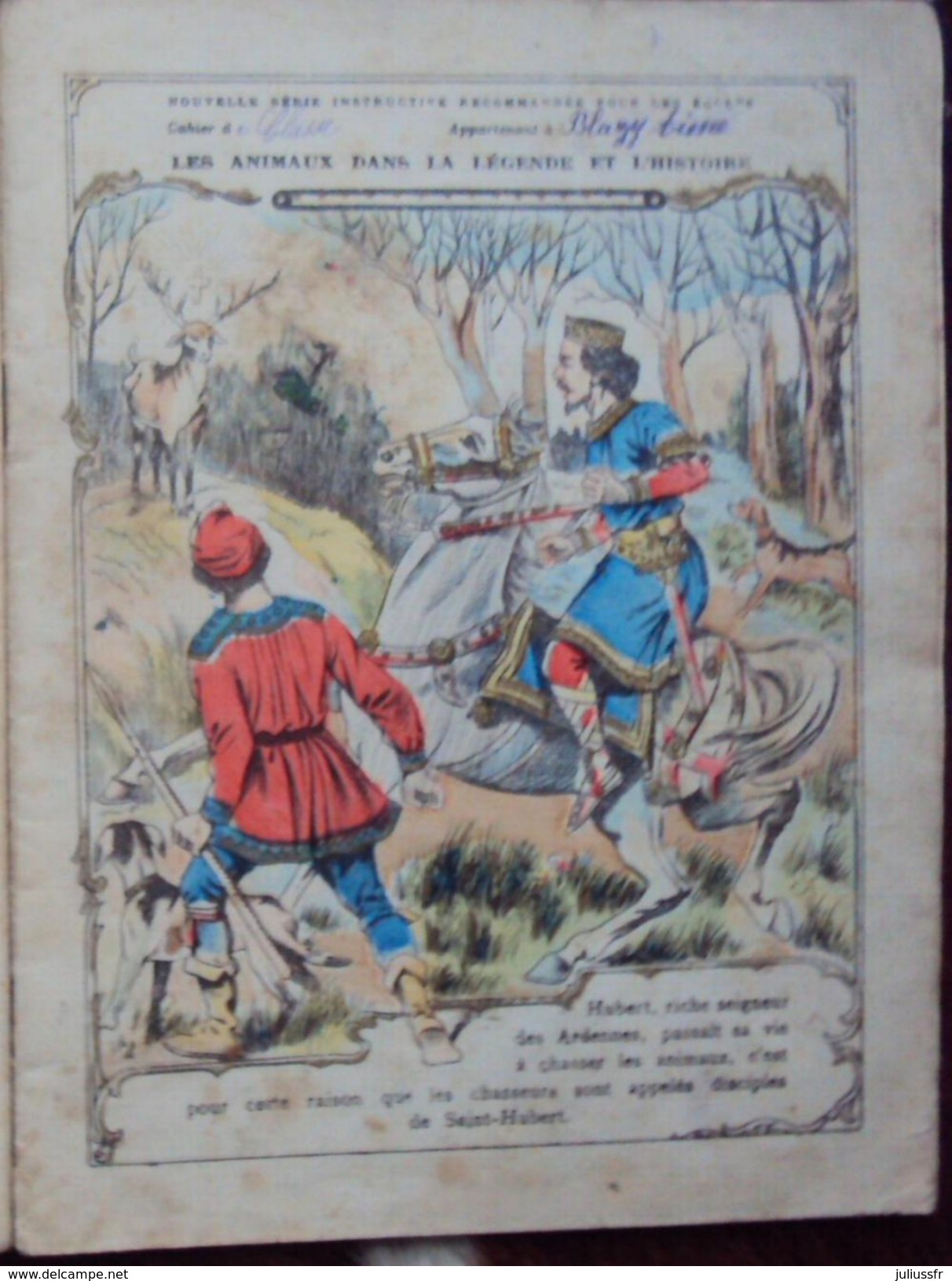 Cahier D'écolier Illustration Des Années 1900 - Non Classés