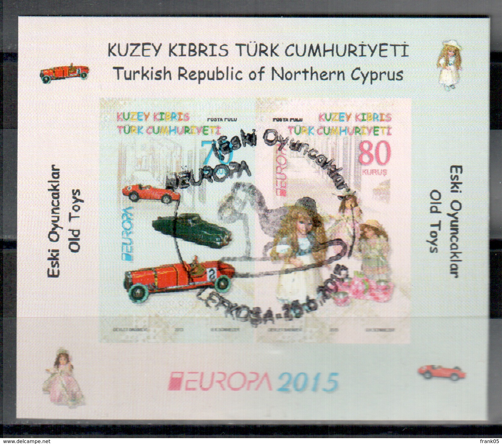 Türkisch-Zypern / Turkish Republic Of Northern Cyprus / Chypre Turc 2015 Block EUROPA Gestempelt/used - 2015