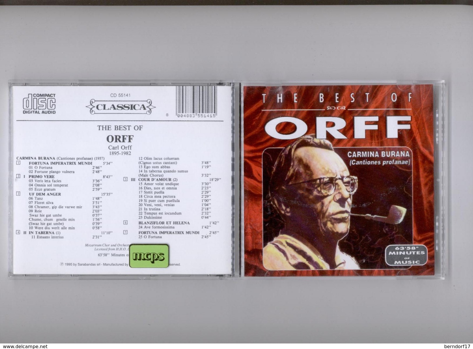 The Best Of ORRF - Carmine Burana - CD - Instrumental
