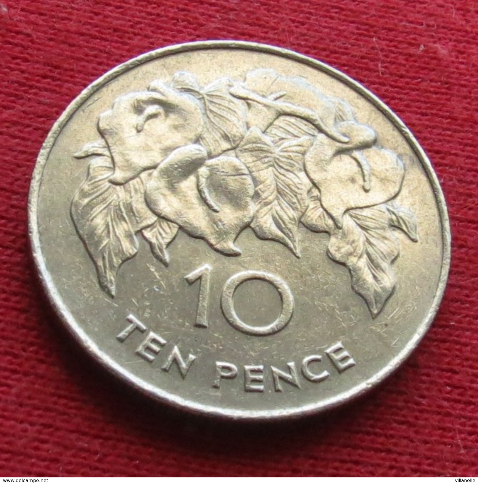 Saint Helena & Ascension 10 Pence 1984 KM# 4 Lt 416 Santa Helena - Sainte-Hélène