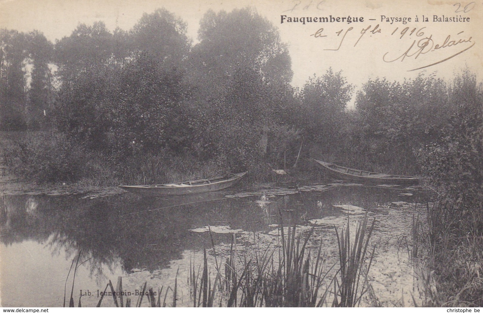 CPA Fauquemberge, Fauquembergues, Paysage A La Balastière (pk34206) - Fauquembergues