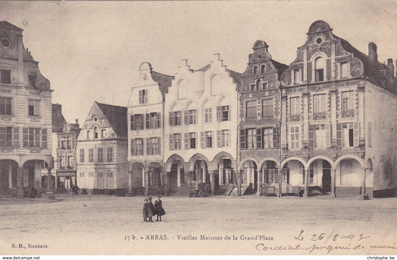 CPA Arras, Petite Place, Vieilles Maisons De La Grand Place (pk34208) - Arras