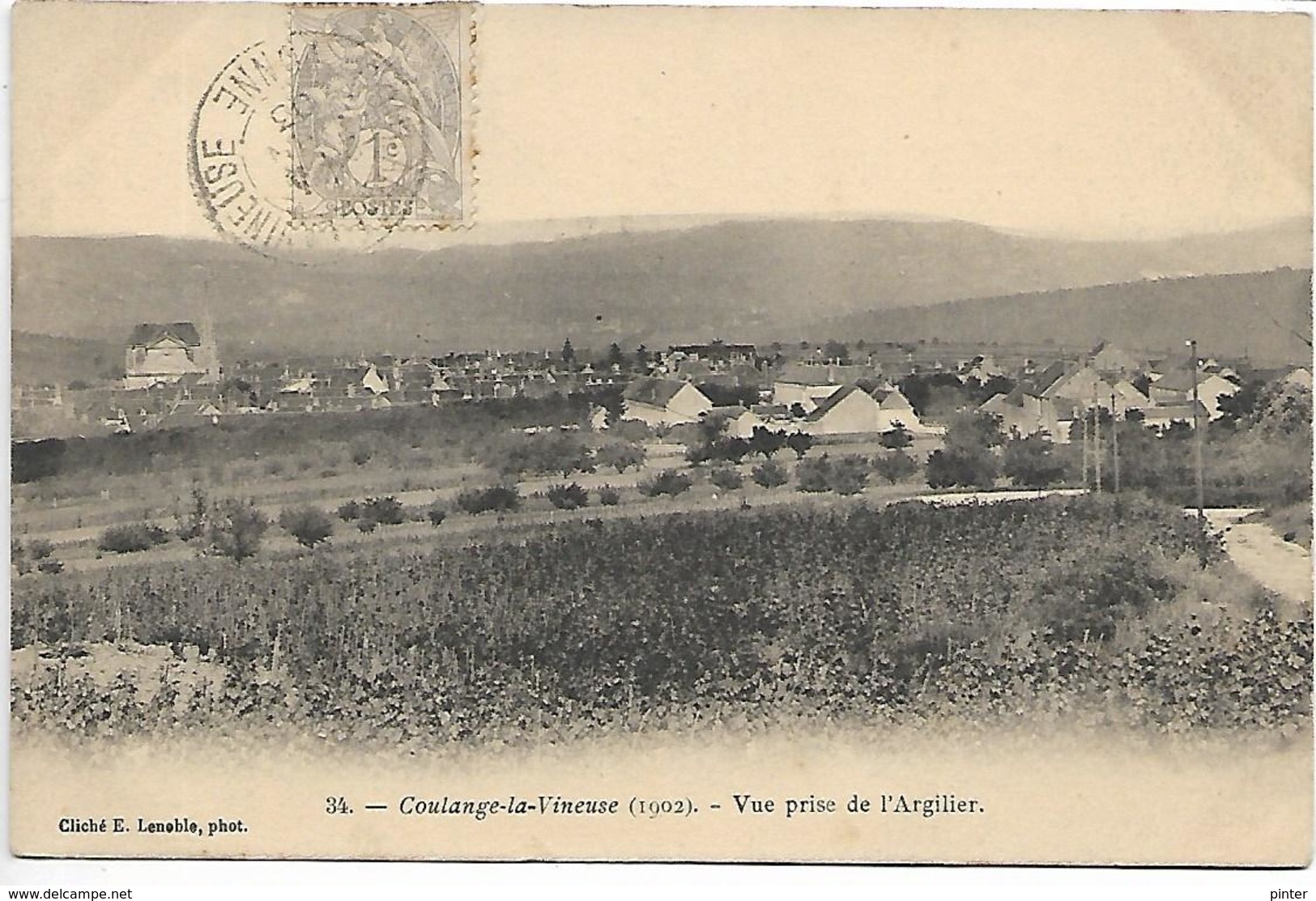 COULANGES LA VINEUSE - Vue Prise De L'Argilier - Coulanges La Vineuse