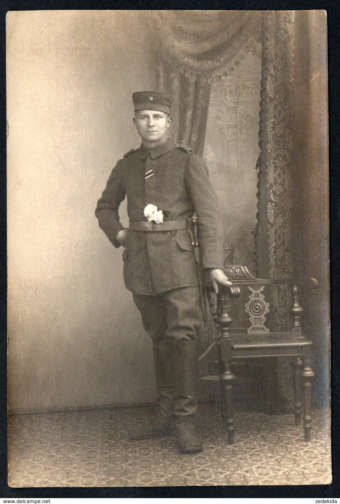 A3118 - Alte Foto Ansichtskarte - Soldat Uniform Bajonett - 1. WK WW - Ernst Nasser ? - Weltkrieg 1914-18