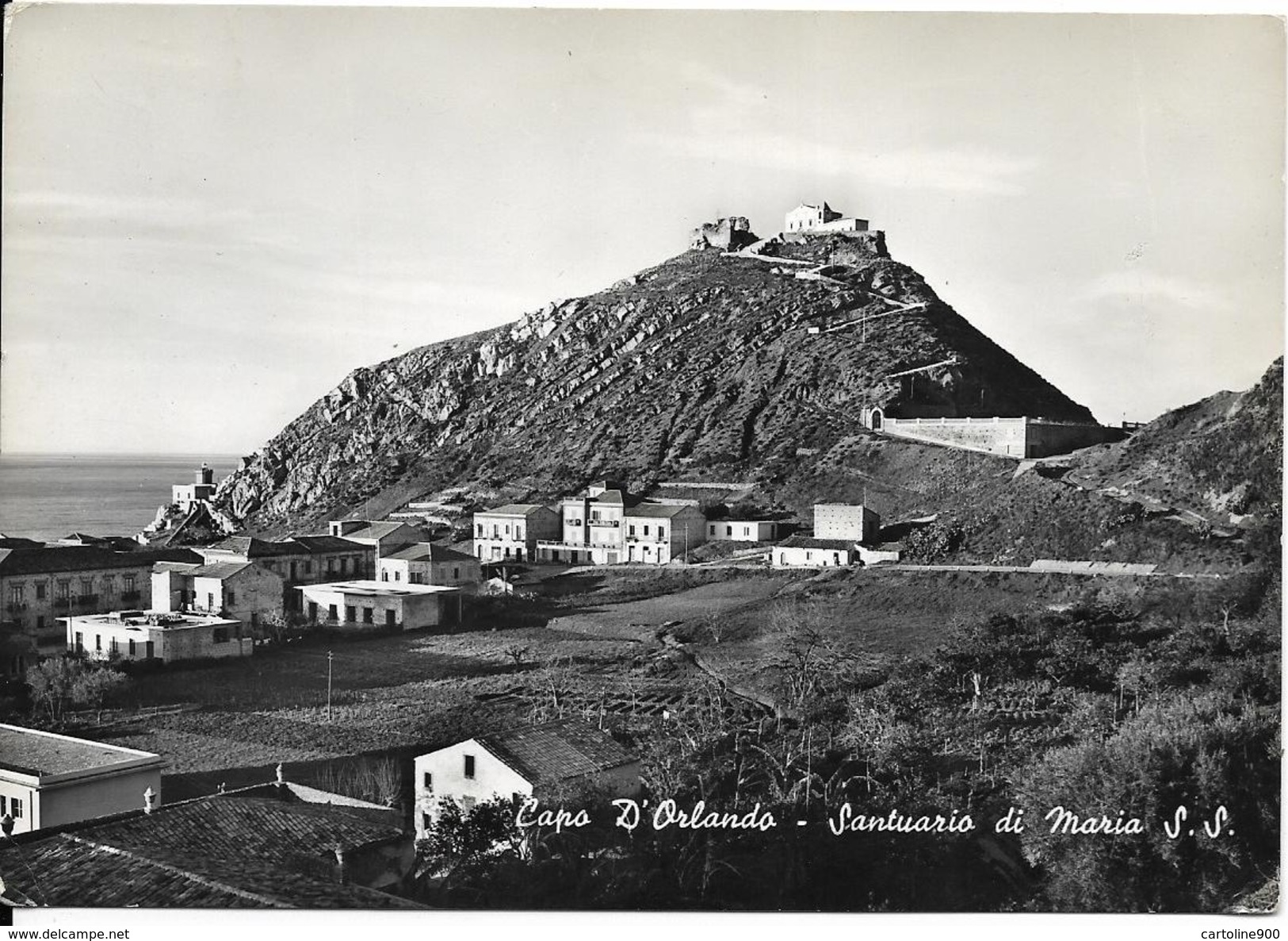 Sicilia-messina-capo D'orlando Veduta Panorama E Santuario - Other & Unclassified