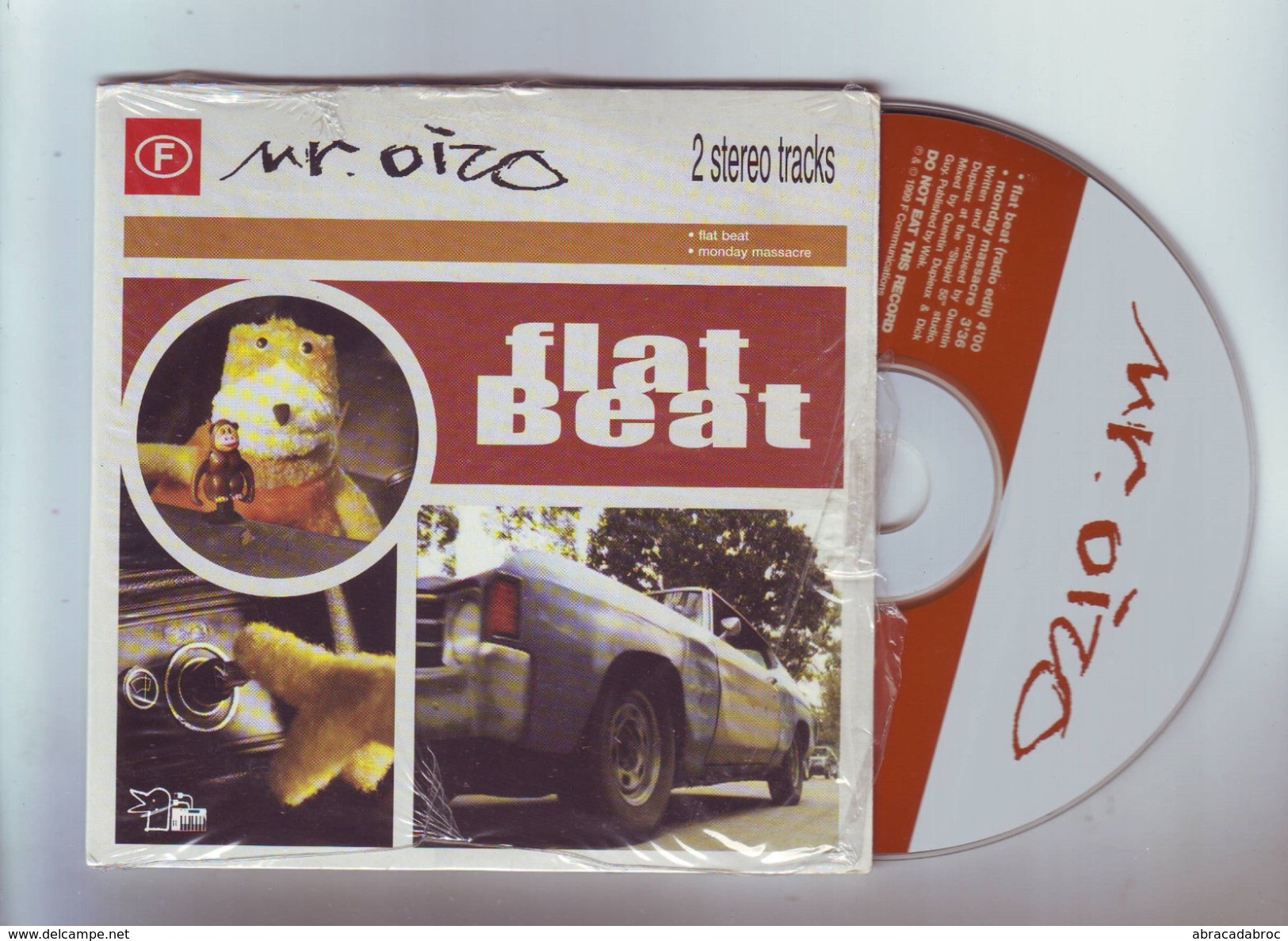 Cd 2 Titres Mr OIZO - " Flat Beat "- "monday Massacre " - Dance, Techno & House