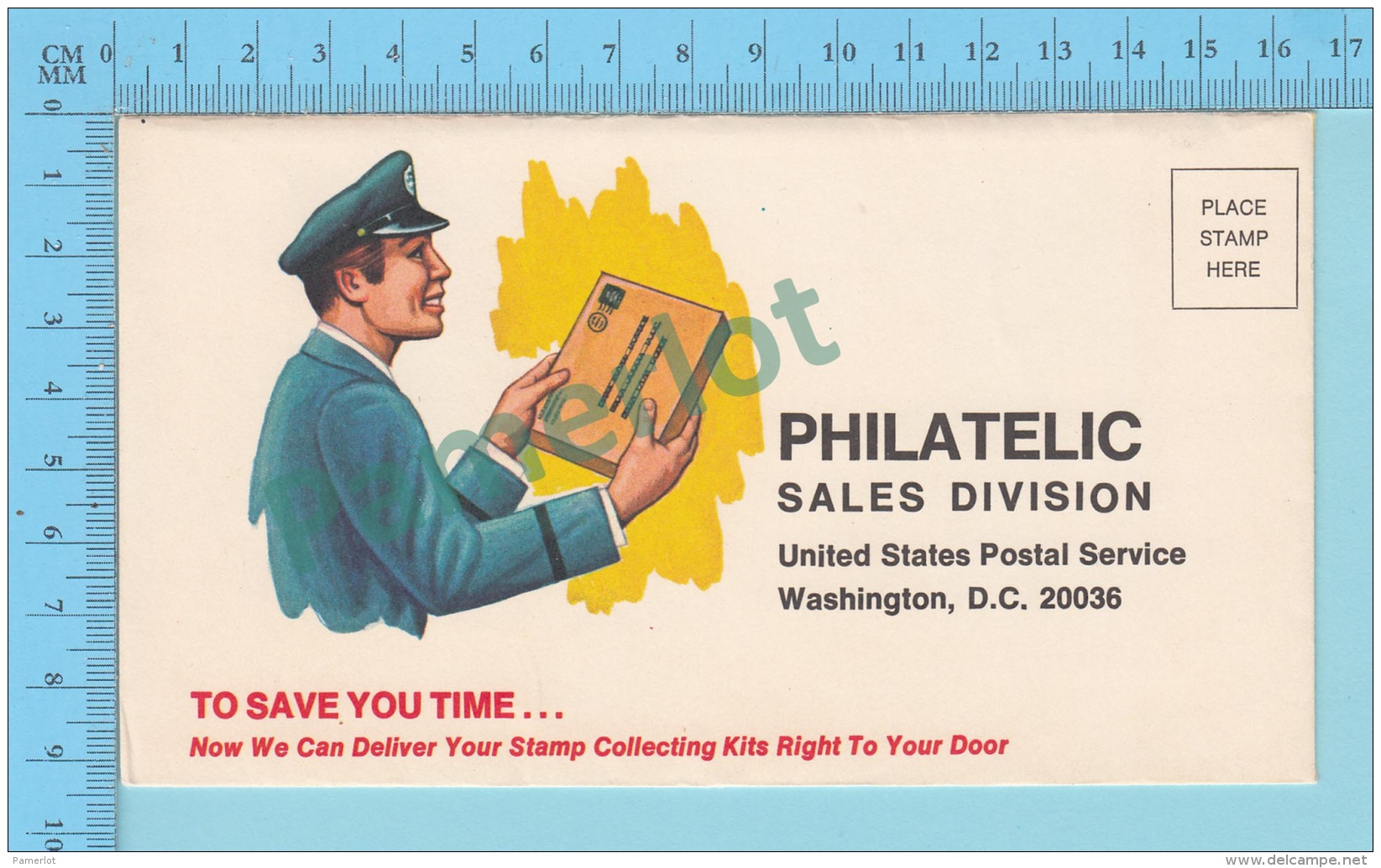 Envelope -  Philatelic Sales Division United States Postal Service Washington D.C. 2 Scans - United States