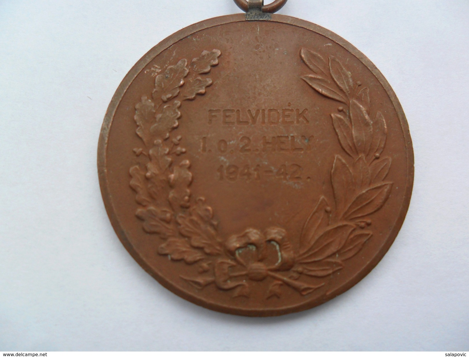 MEDAL HUNGARY FOOTBALL 1941-42 FELVIDEK 1.0.2. HELY PLIM - Altri & Non Classificati